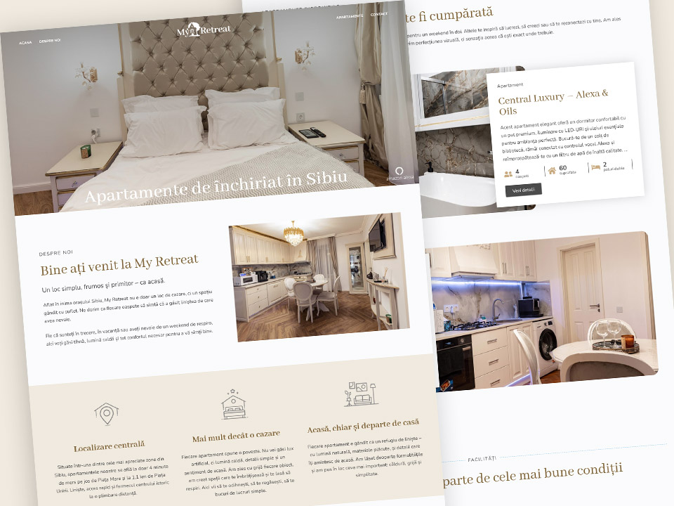 MyRetreat Apartments Rental Website